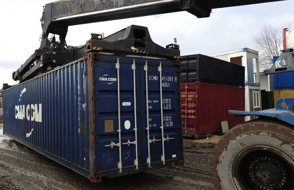 Kontener morski 40DV/DC, magazyn, garaż  AB