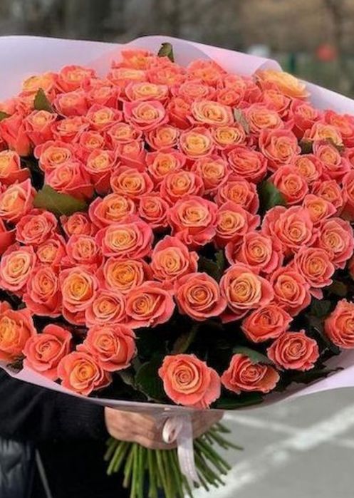 Акция роза и тюльпаны 51,101 букеты