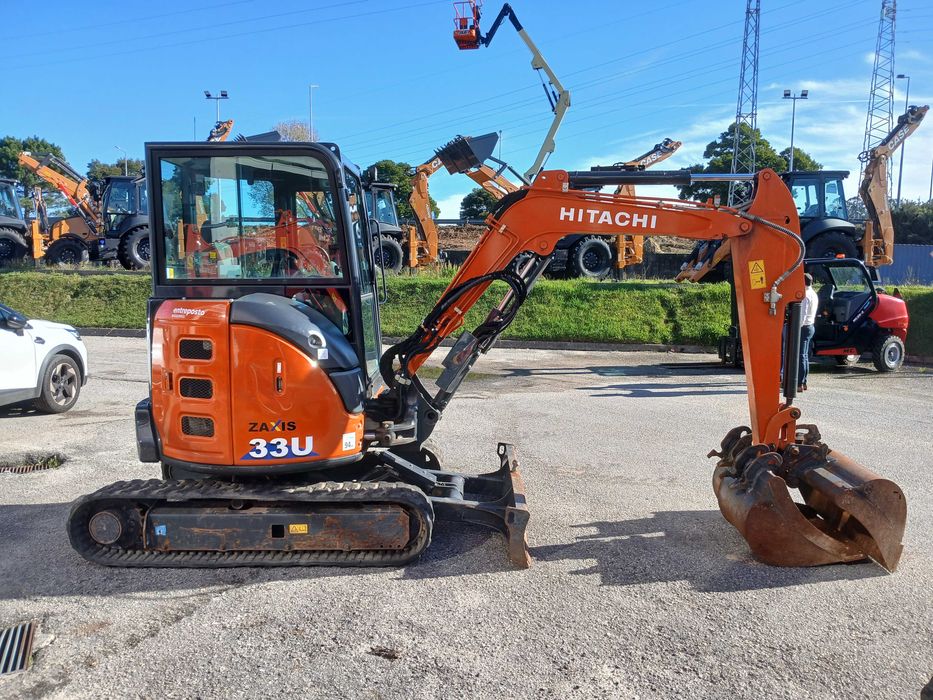2022 Hitachi zx33u-6 escavadora de rastos borracha