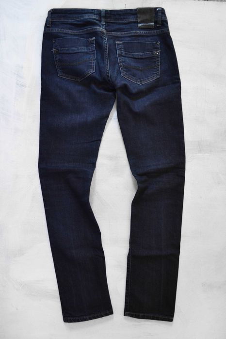 granatowe proste jeansy Cross jeans M 38 skinny jeans