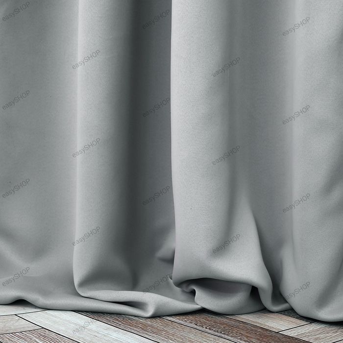 2 zasłony zaciemniające 250x145 jasne szare