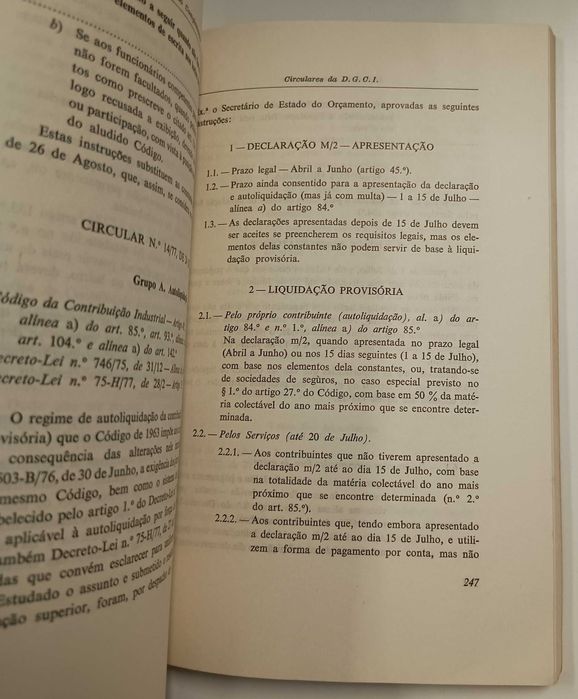 Código da Contribuição Industrial