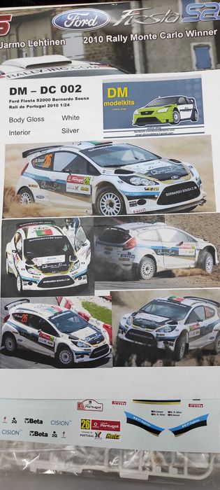 1/24 Belkits Ford Fiesta S2000 Bernardo Sousa Portugal 2010