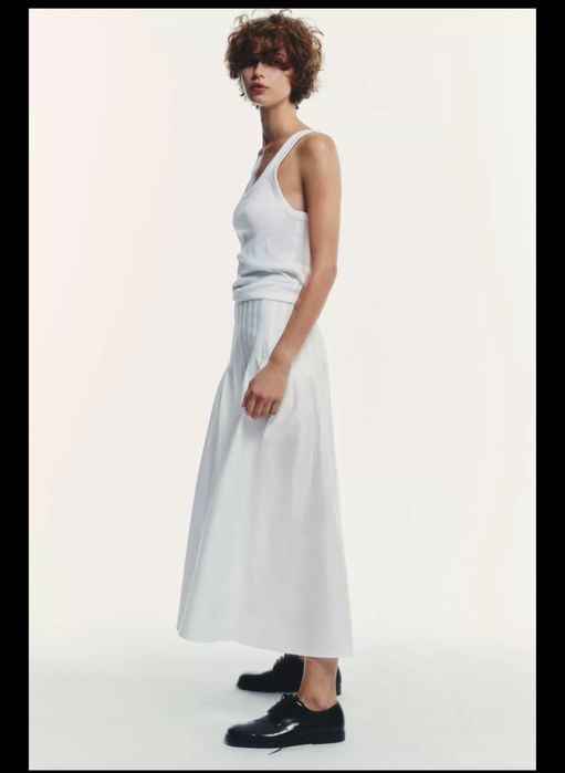 Spodnica biała zara