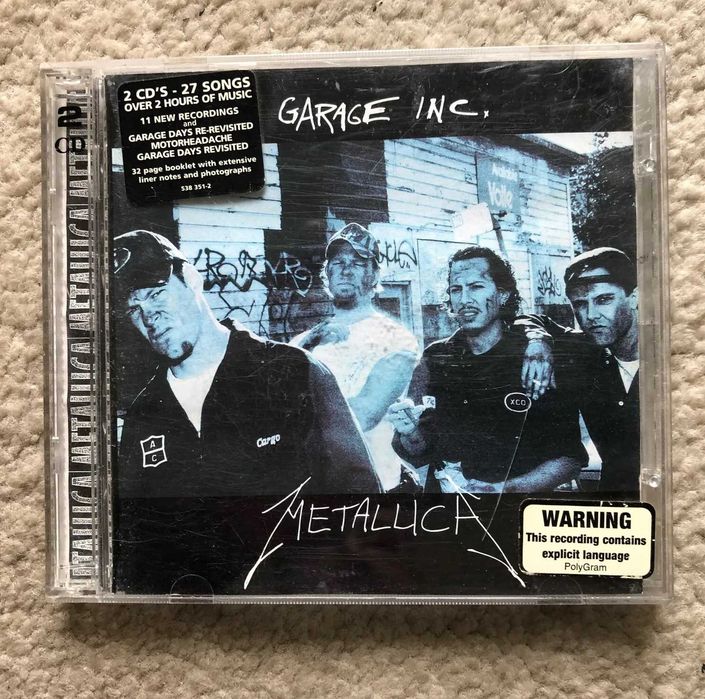 Metallica Garage Inc Trash Heavy Metal Hard Rock Double CD