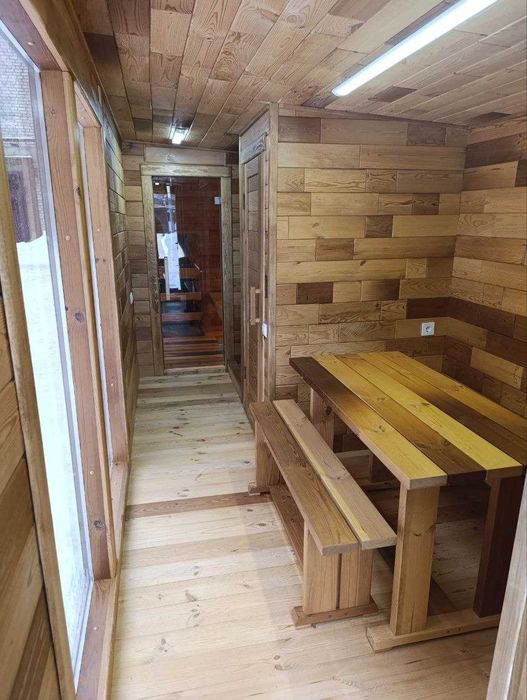 лазня 7,5/2,4м.  ТЕРМО дерево зовні і в середині_ Є В НАЯВНОСТІ