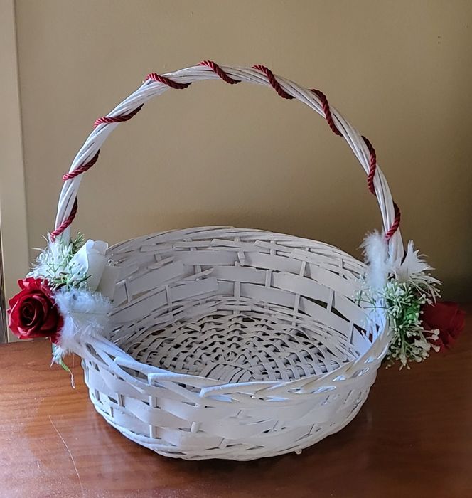 Cesto de verga para festas