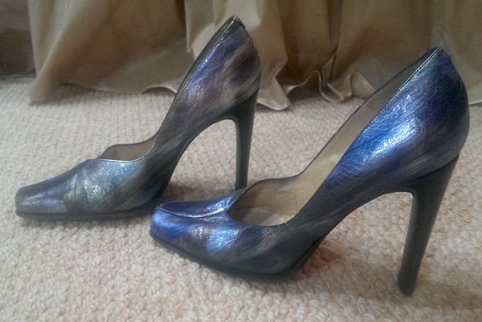 Стильные туфли на высоком каблуке
