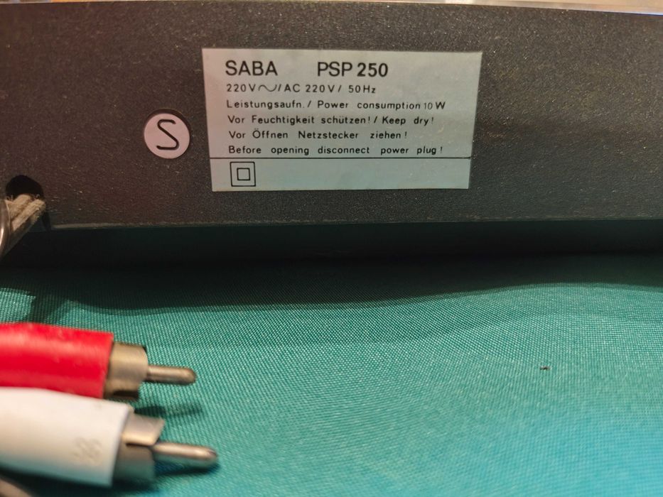 Gramofon vintage: SABA PSP 250, direct drive, full automat, hifi