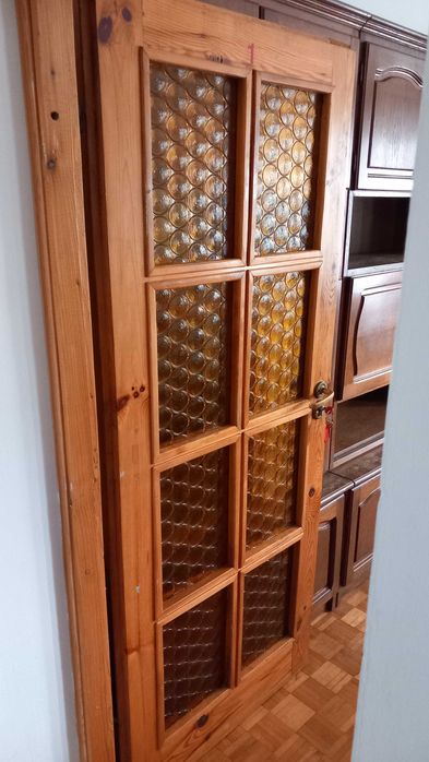 drzwi z drewna 80cm -kilka sztuk