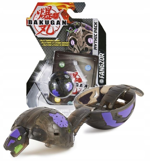 Bakugan Fangzor + 2 karty Zestaw Nowy Zabawka
