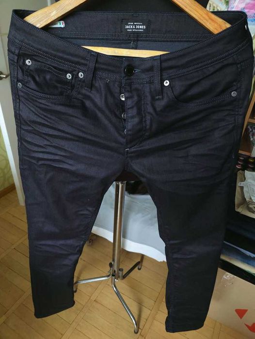Джинсы Jack&jones jeans Дания w32 stretch dark navy.