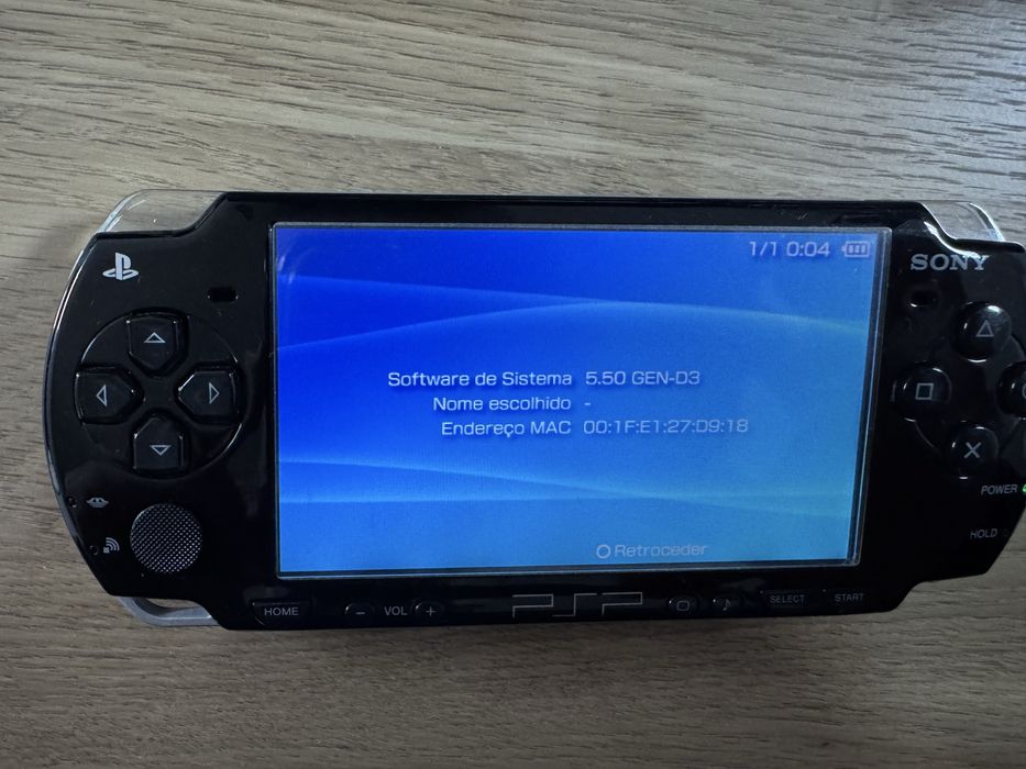 Sony PSP 2004 com vários jogos
