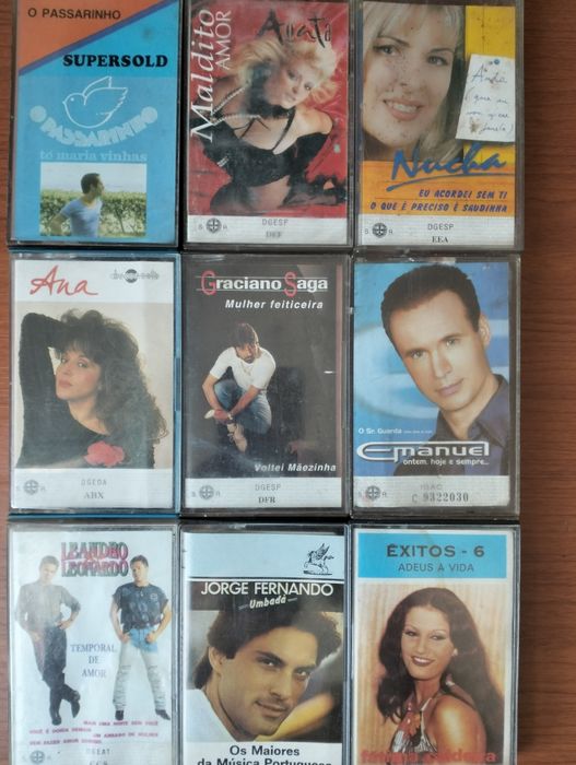 Antigas K7's música portuguesa
