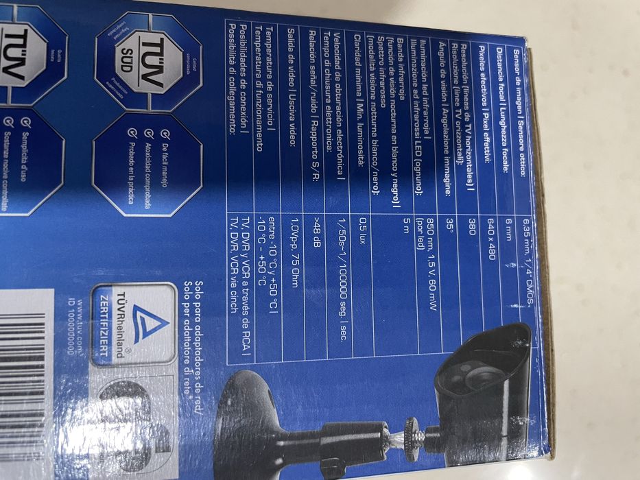 Câmara de vigilância com infravermelhos NOVA