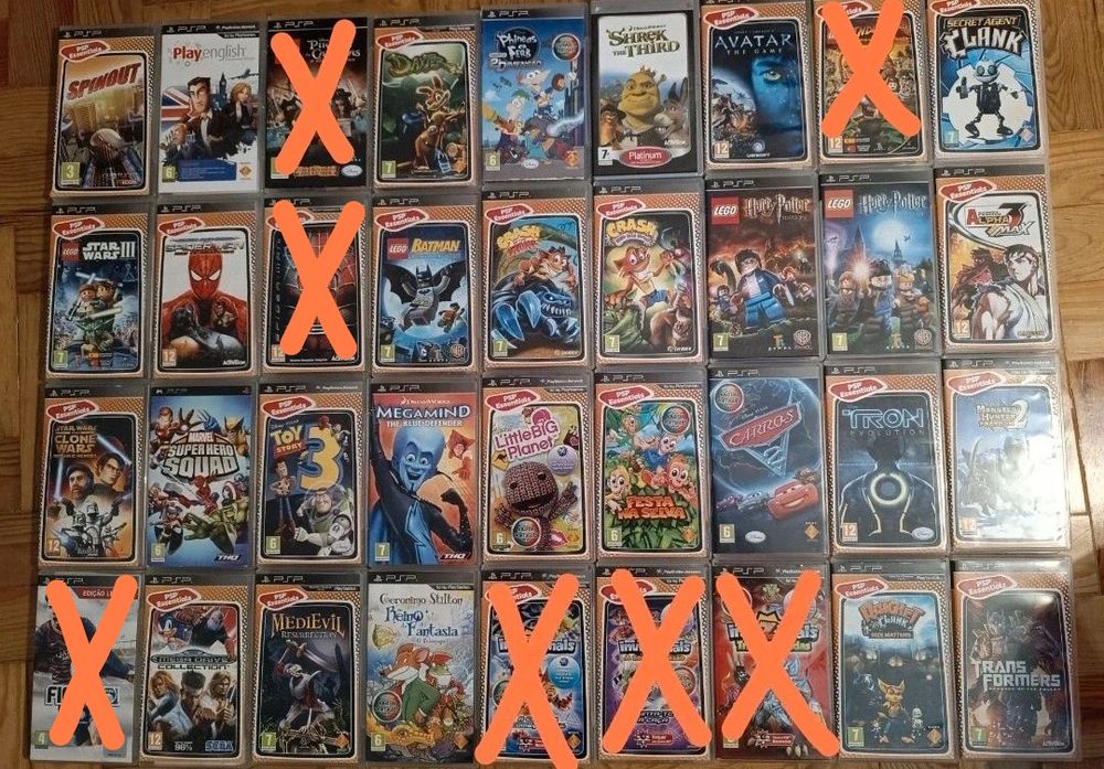 Lote de 29 Jogos PSP - Clássicos (Venda Individual ou Lote)