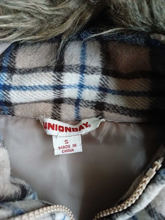 Kamizelka, ocieplana Unionbay S kratka jak Burberry