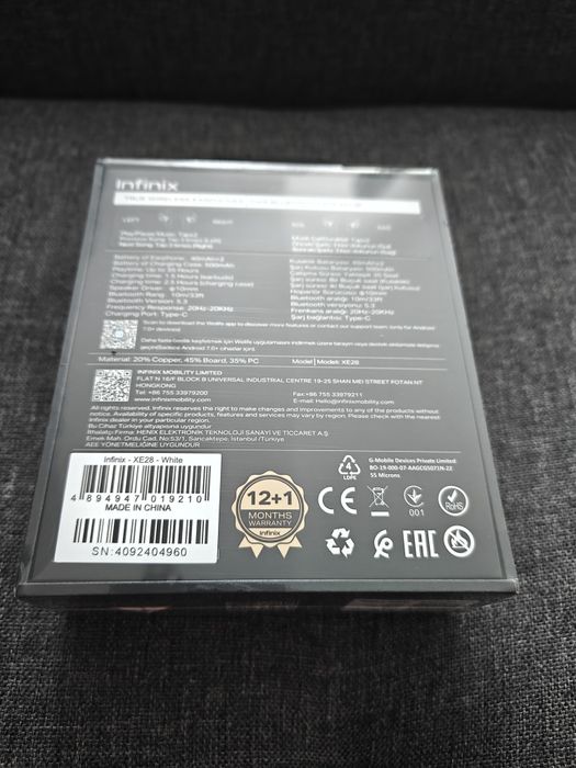 Słuchawki INFINIX Xbuds NC XE28