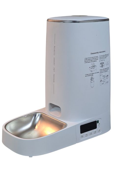 Alimentador Automático Inteligente ROJECO para Cães e Gatos