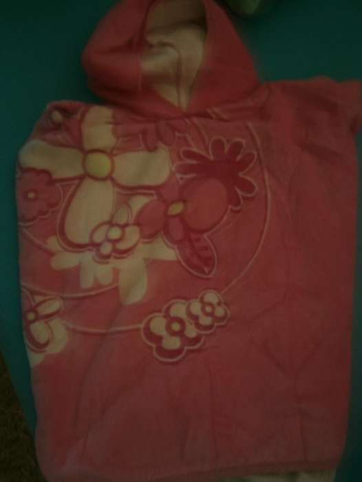 Poncho toalha menina