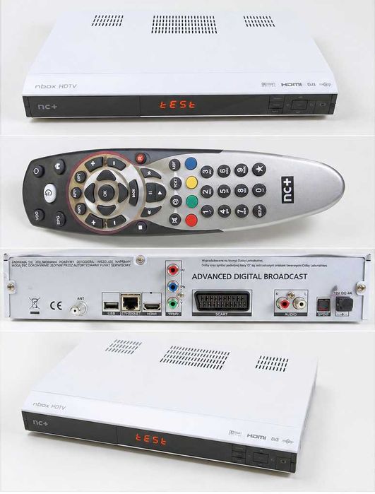 Dekoder Tuner satelitarny nBox HDTV ITI-5800S nc+ CANAL+ Białystok