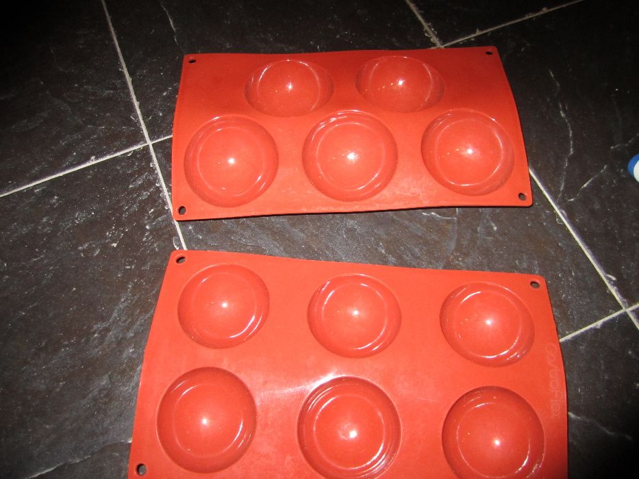 Formas silicone pastelaria