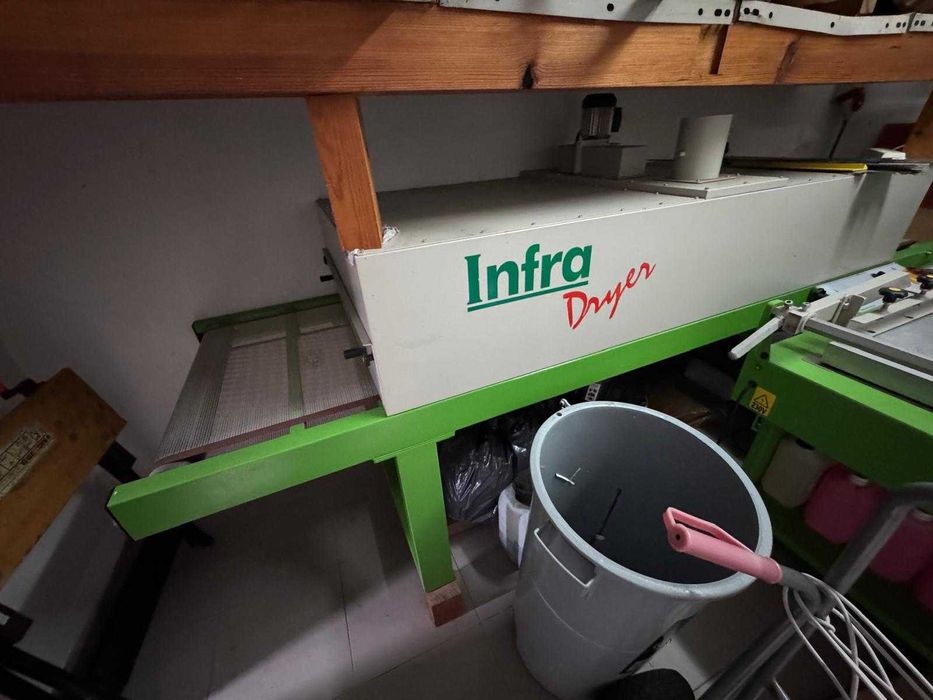 Estufa de secagem elétrica com tapete de 3m x 70cm.