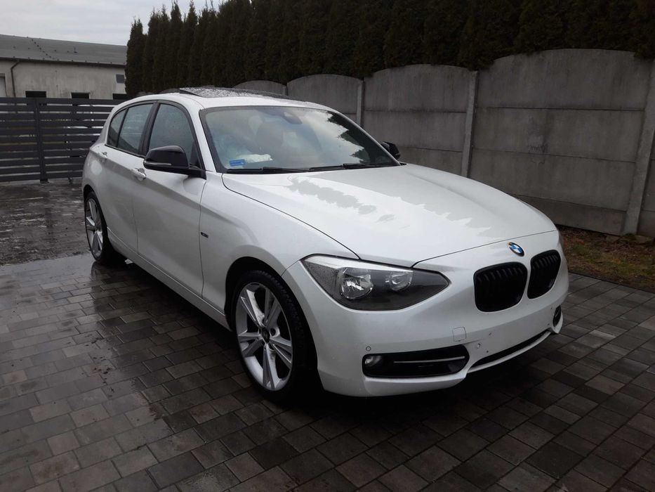 BMW 1 F20 118i Sport Edition Biala perła