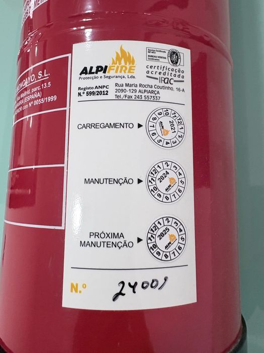 Extintor Pó ABC 6kg Bili 27A 183B C [10]