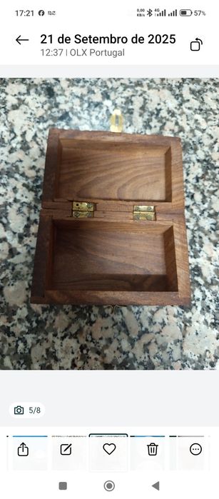 Guarda jóias em madeira