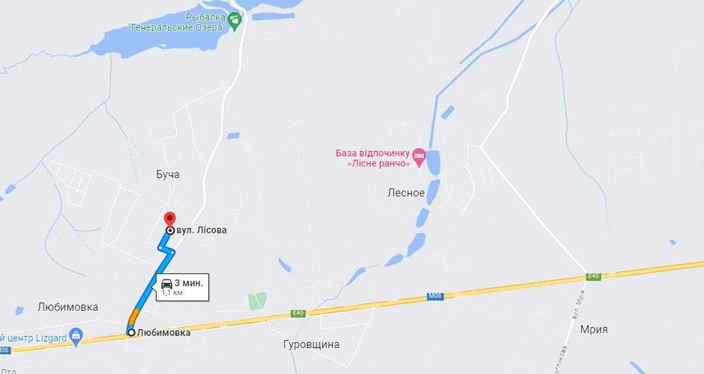 Продам участок под застройку 10 сот. по Житомирской трассе Гуровщина-2