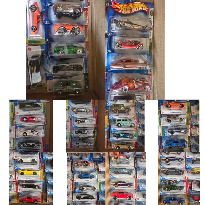 Modele Hot Wheels 55 szt. + 8 innych