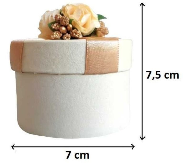 Podziękowania Ślub Komunia Chrzest Złote Pudełeczka Upominki gości