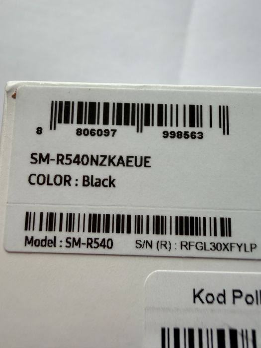 NOWY oryginalne słuchawki Samusng Galaxy Buds 4  SM-R540NZK ANC NIEOTWIERANE sklep gwarancja