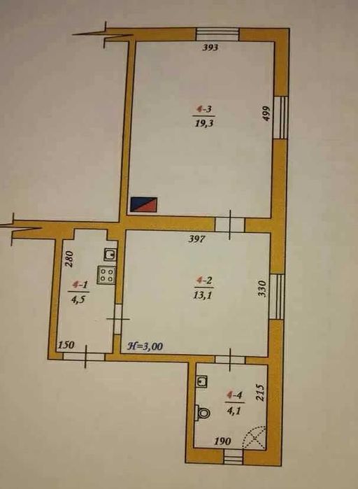 Продам 1-к квартиру Закарпаття Свалява вул. Алексія.