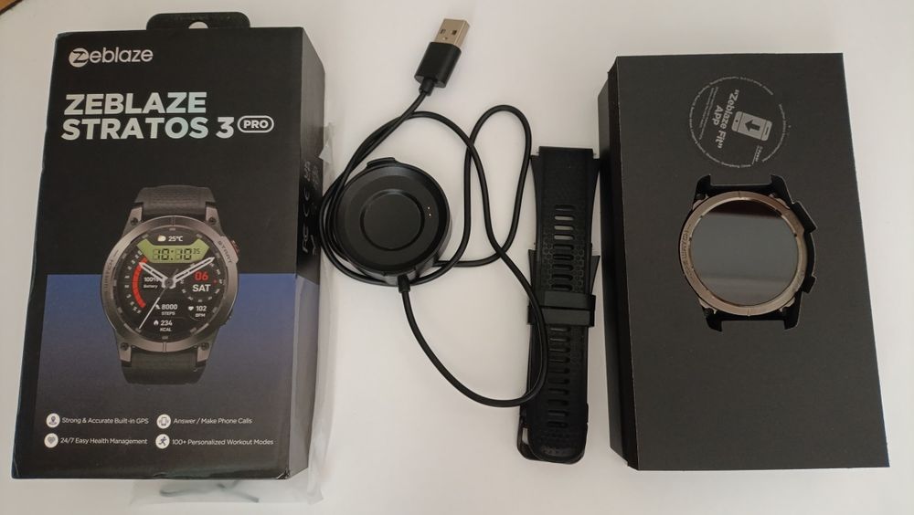 Zeblaze Stratos 3 Pro Ember Black