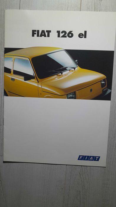 Katalog Fiat 126 el reklama prospekt FIAT