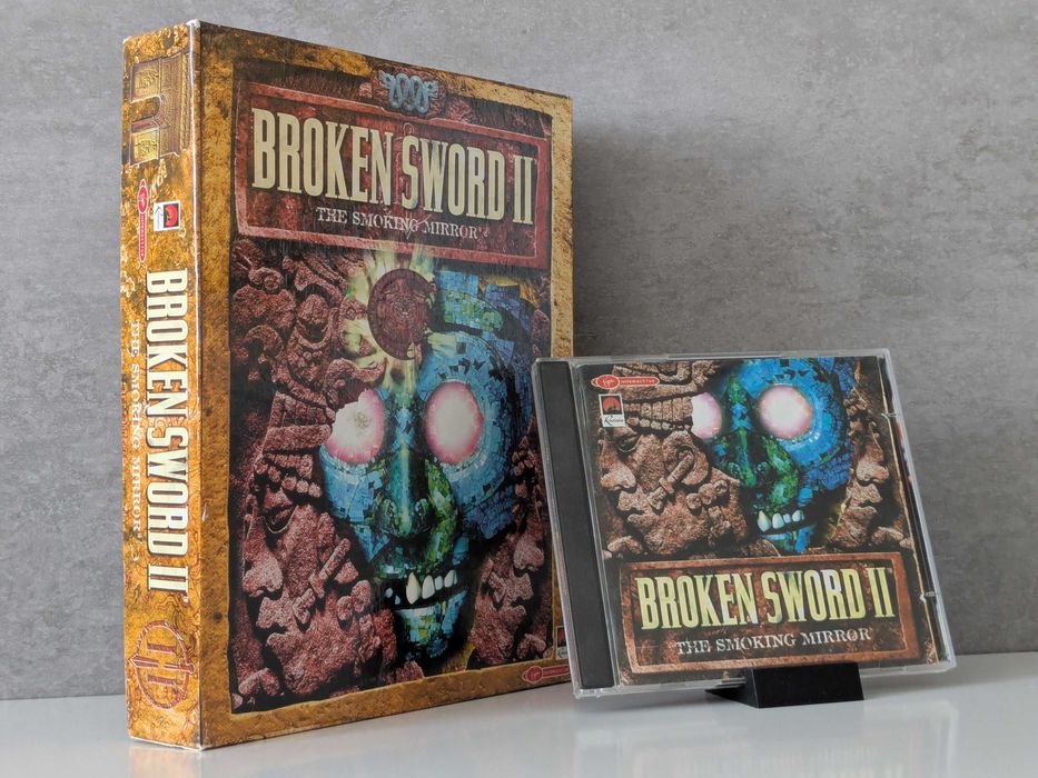 Broken Sword II: The Smoking Mirror gra PC CD BIG BOX ENG z 1997 r.