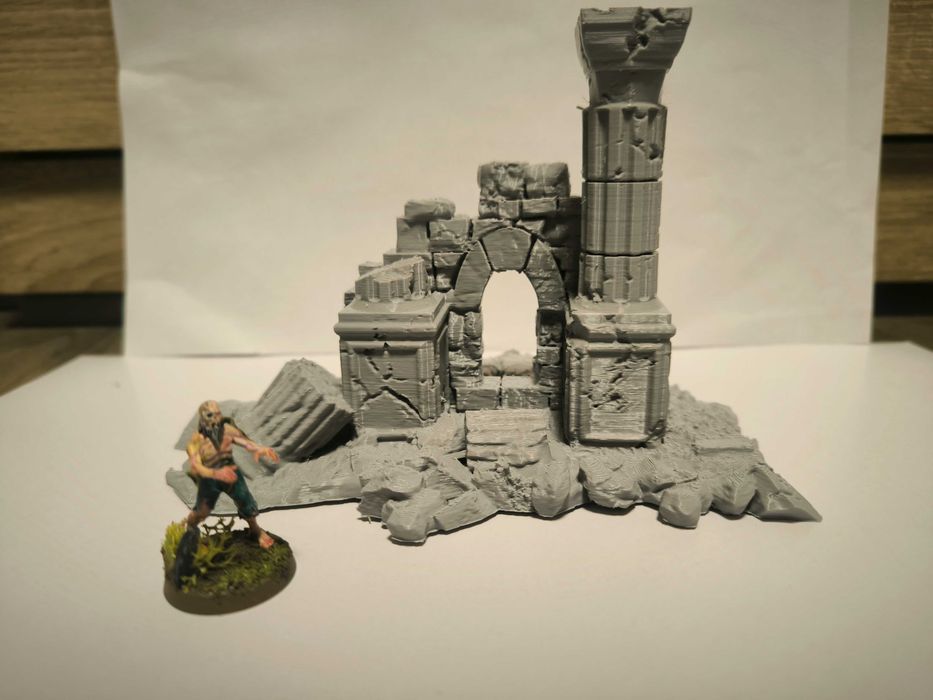 Małe ruiny 5 RPG Diorama Makieta (Zaginione Miasto)