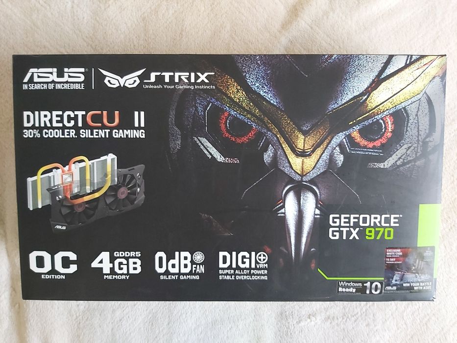 GTX 970 ASUS Strix OC Box...
