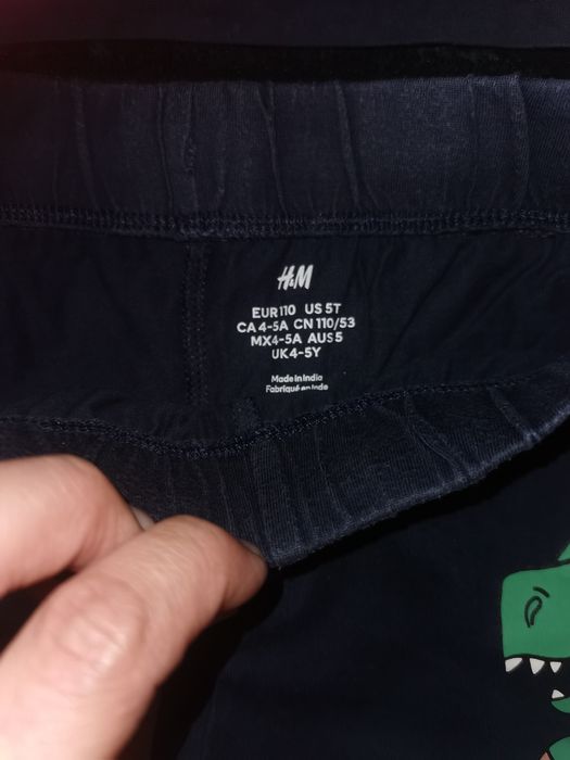 Komplety dla chłopca 110/116 h&m dinozaury