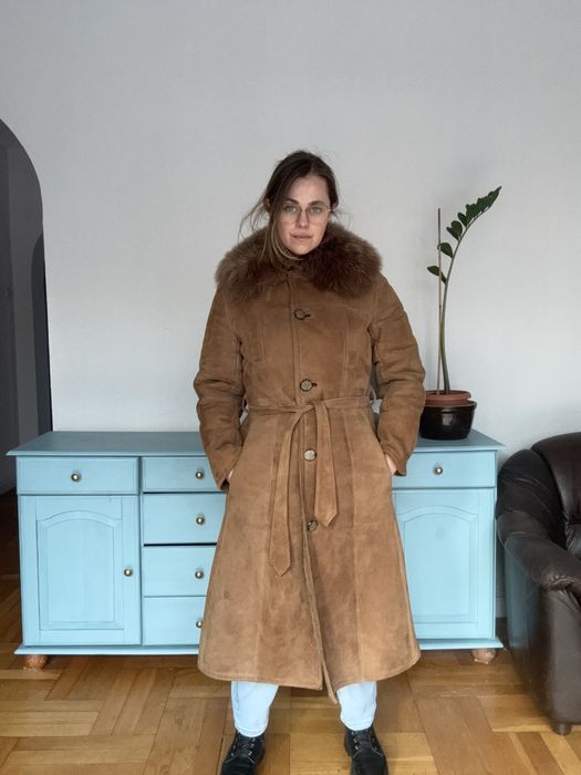 100% Kożuch naturalny - Genuine Sheepskin made in England