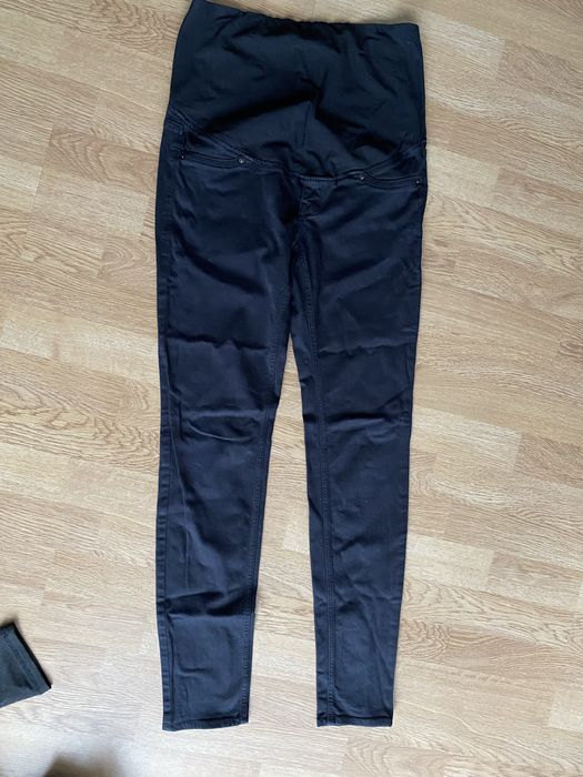 Spodnie jeansy ciążowe r.36 + bluzka