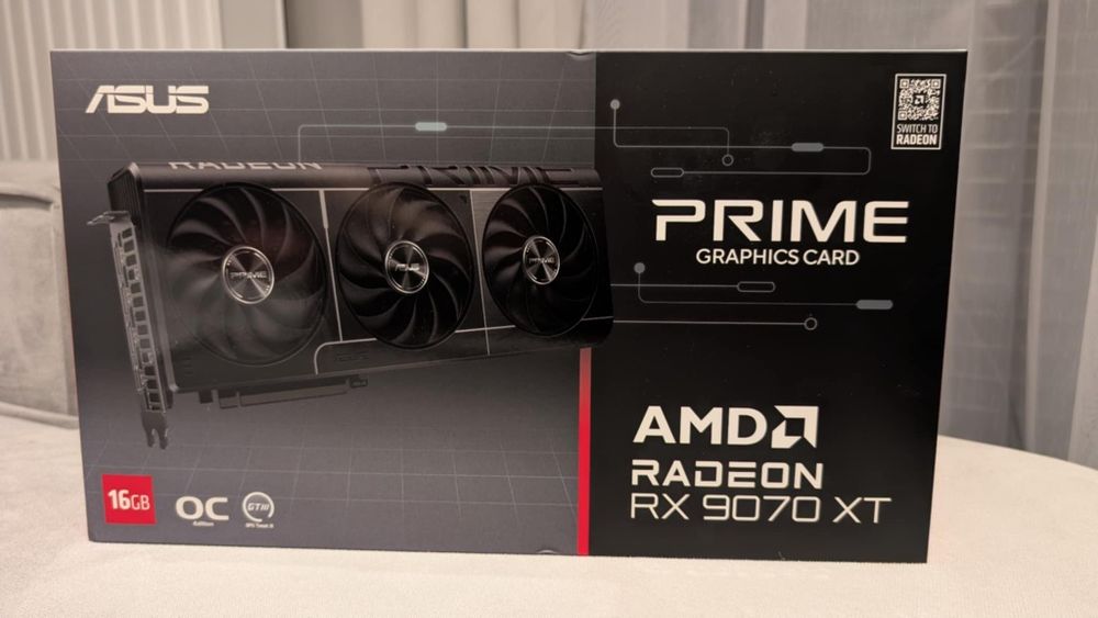 Karta graficzna ASUS Radeon RX 9070 XT Prime OC 16GB GDDR6