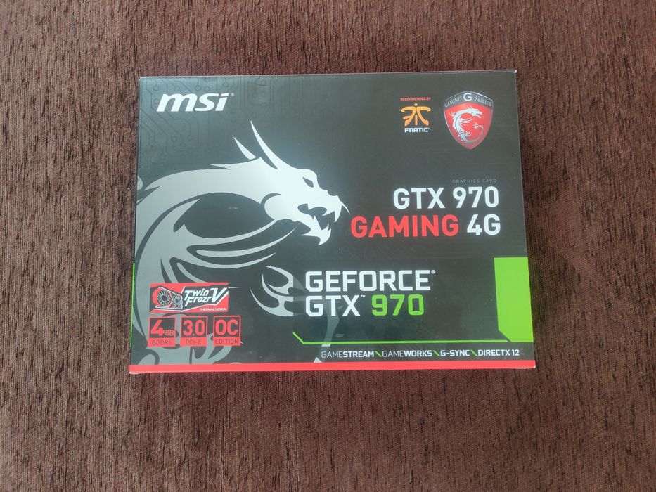 Placa Gráfica MSI GTX 970 Gaming 4GB (OC TWIN FROZR V)