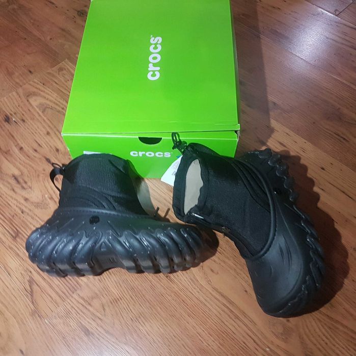 crocs echo boot z shield 37/38 kalosze śniegowce buty zima z suwakiem