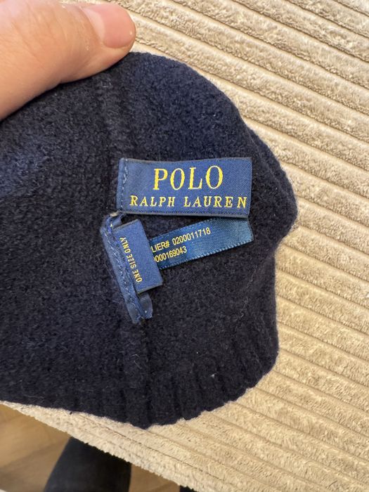 Czapka wełniana dziecięca 0-6 miesięcy Ralph Lauren