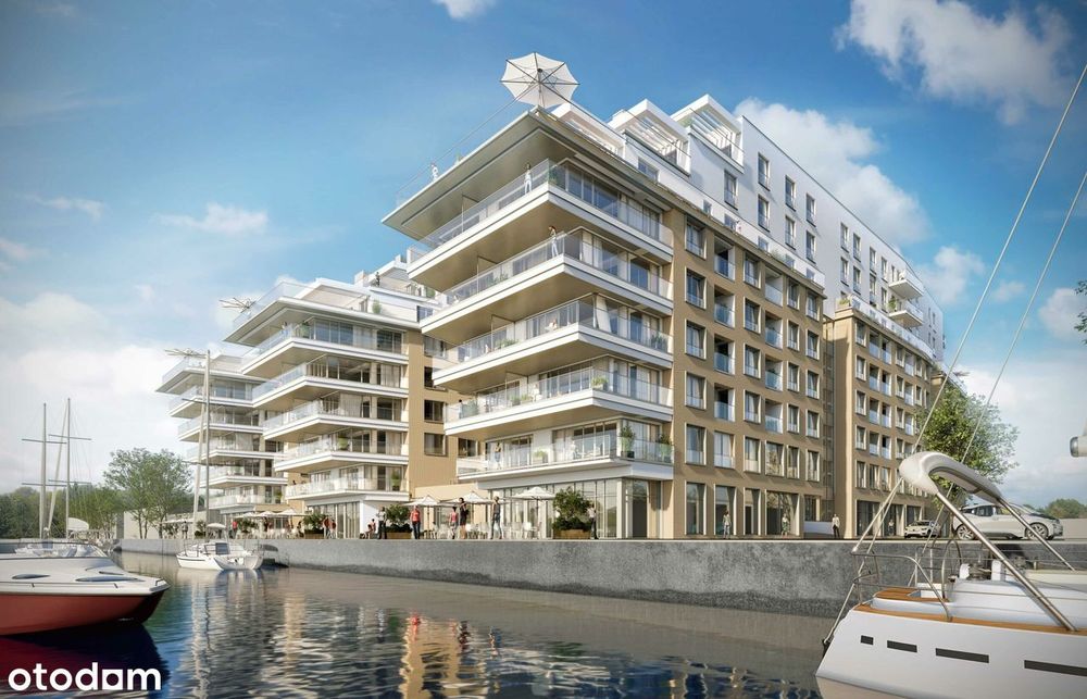 Bezpośrednio Apartament z 80 m2 ogródkiem nad Odrą, gotowe do odbioru