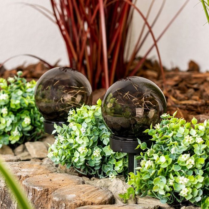 Lampka ogrodowa LED 2700K SOLARNA KULA 10cm