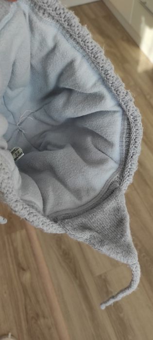 Шапка зимова сірого кольору, ДУЖЕ ТЕПЛА Зима